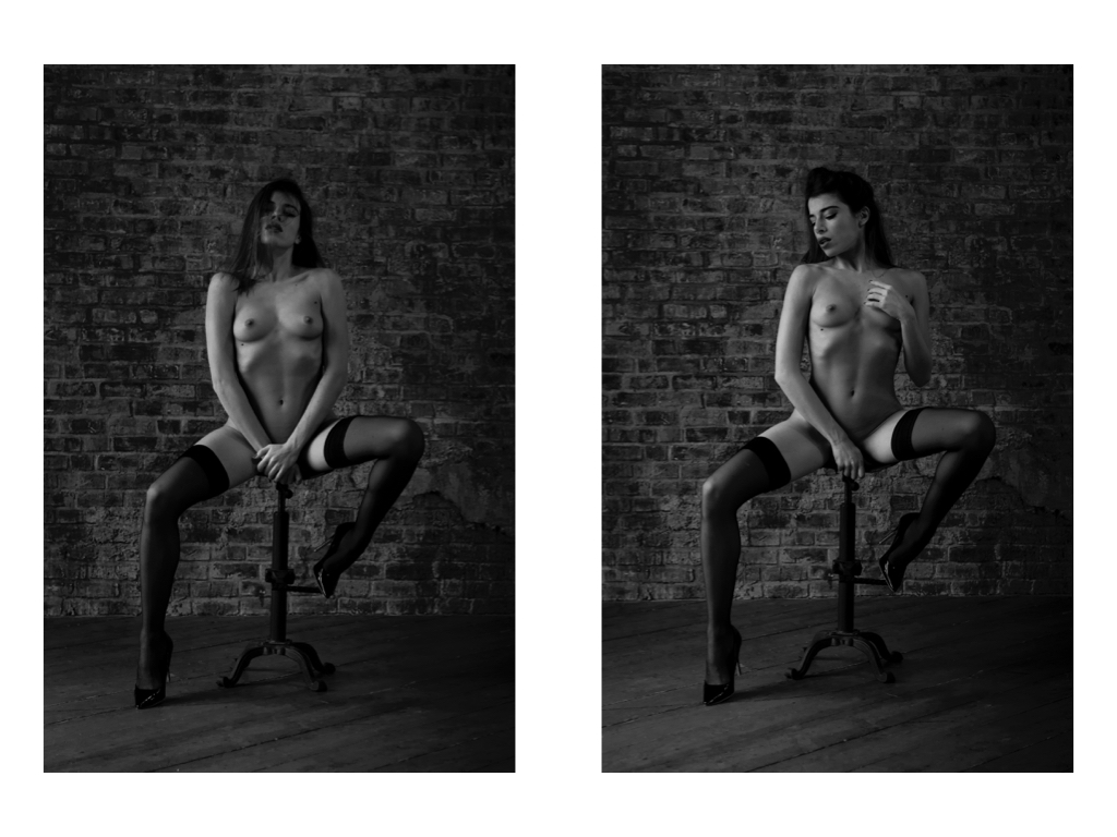 edito Traaaw Magazine nude photography in black and white