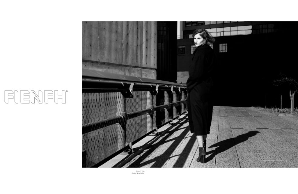 edito Fienfh magazine fashion photography in black and white